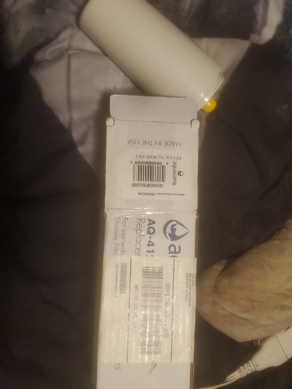 AquaCare AQ-4125 Shower Filter Replacement New IN BOX -White color